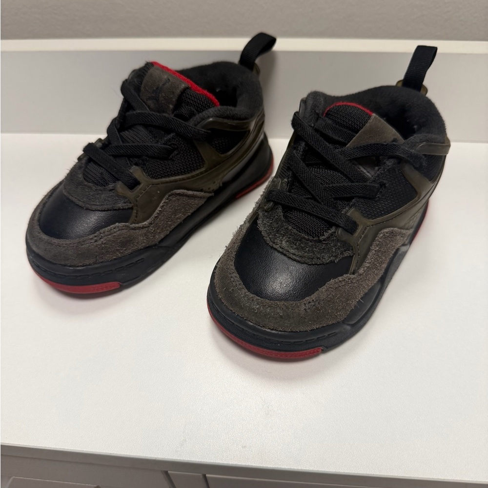 Jordan Kids Sneakers Black and Red